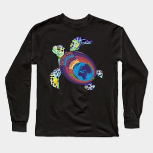 Earth Day Turtle Long Sleeve T-Shirt